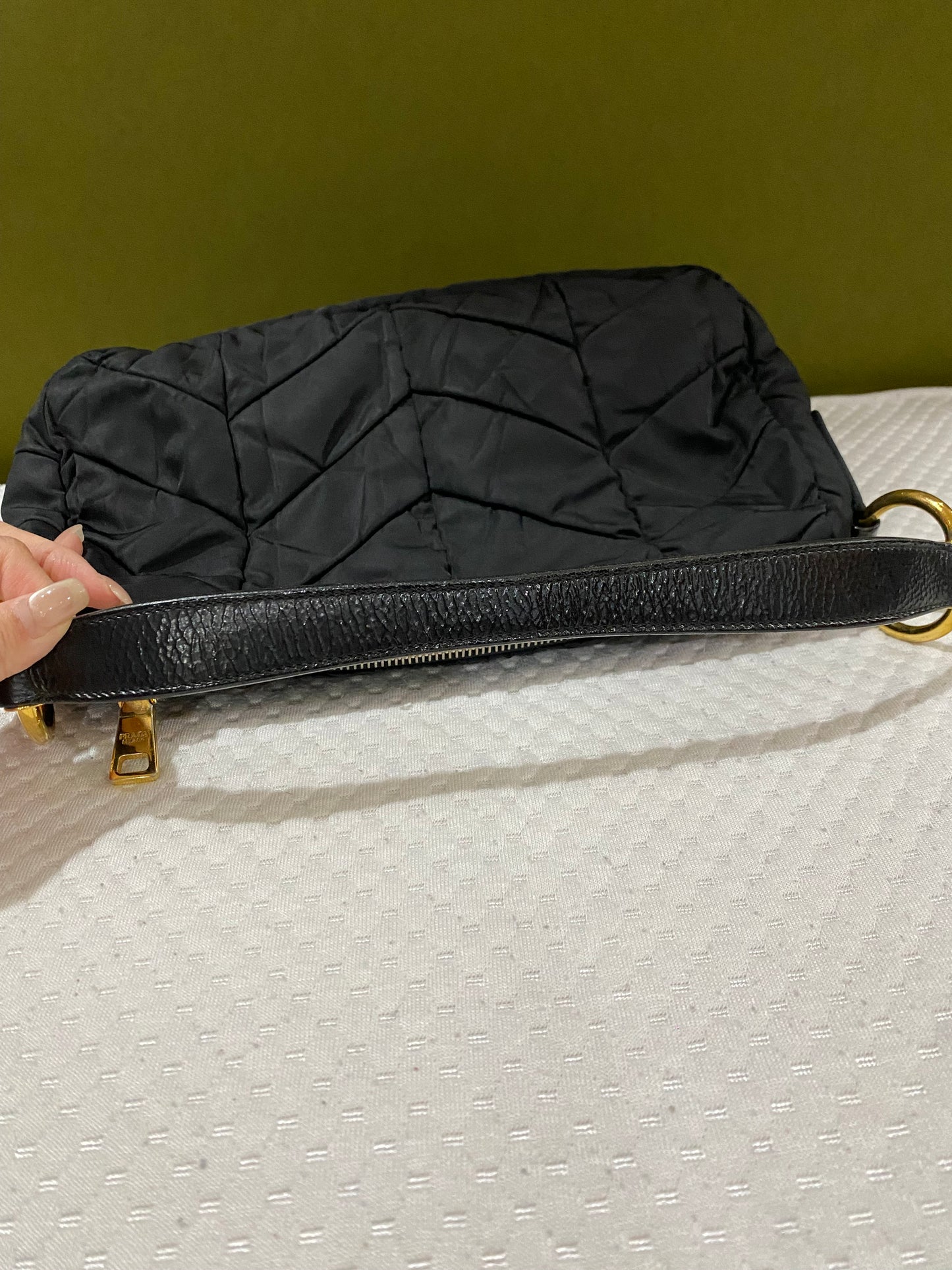 Prada Tessuto Hobo Shoulder Bag