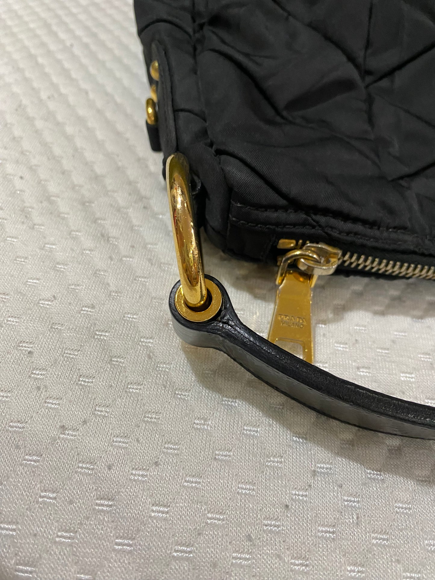 Prada Tessuto Hobo Shoulder Bag