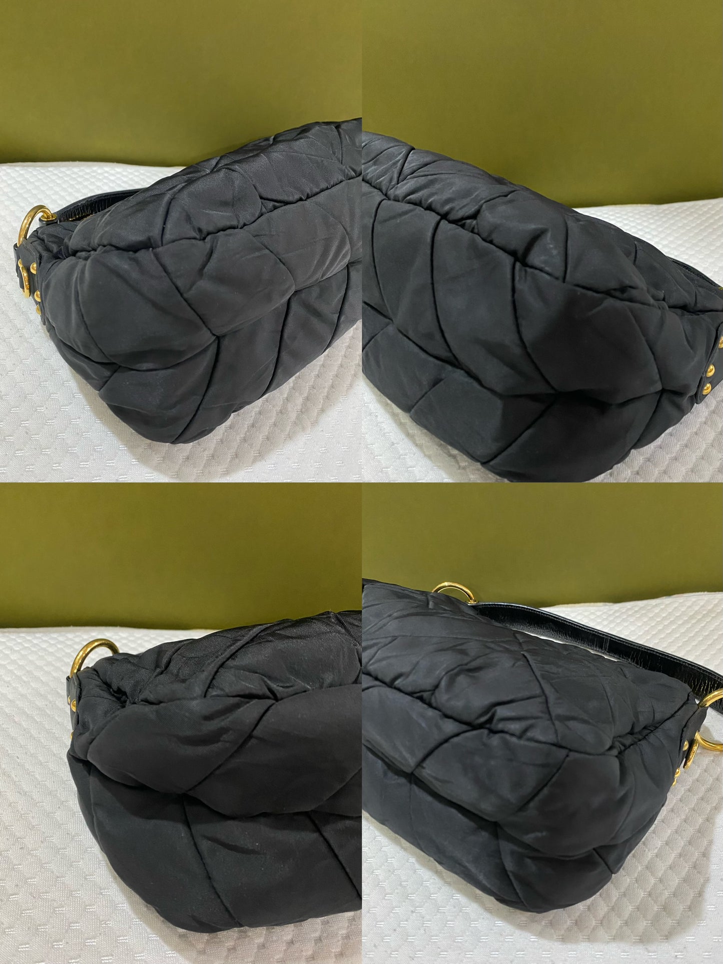 Prada Tessuto Hobo Shoulder Bag