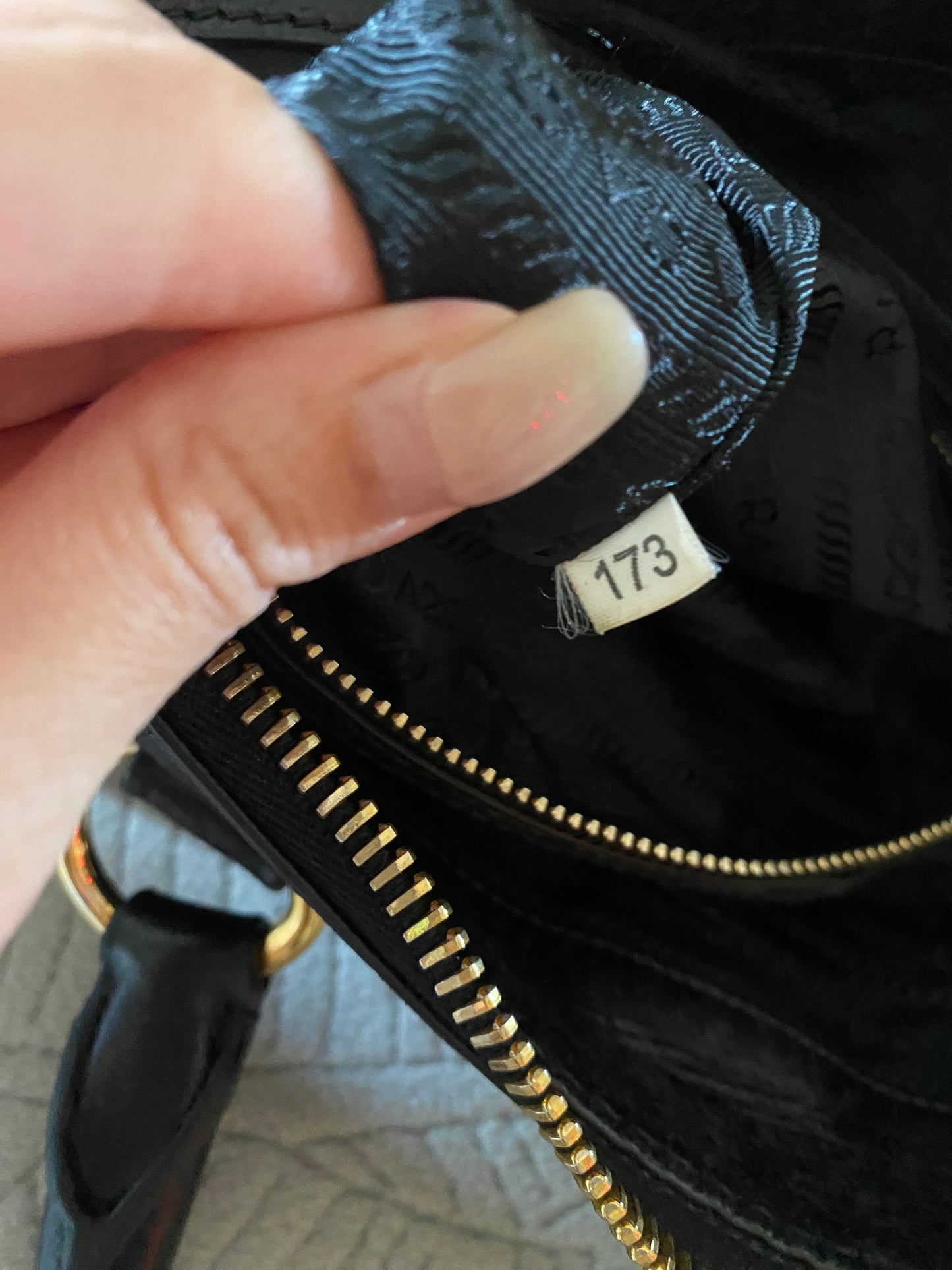 Prada Leather 2Way Tote Bag