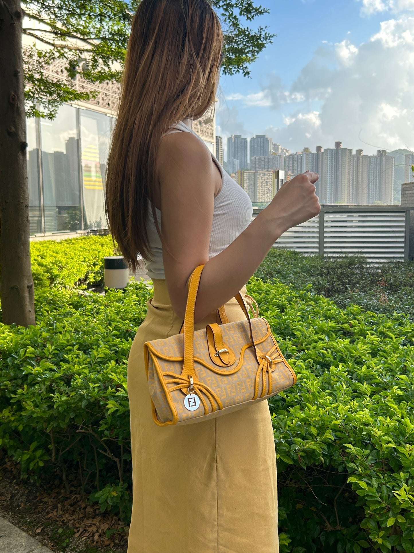 Fendi monogram handbag