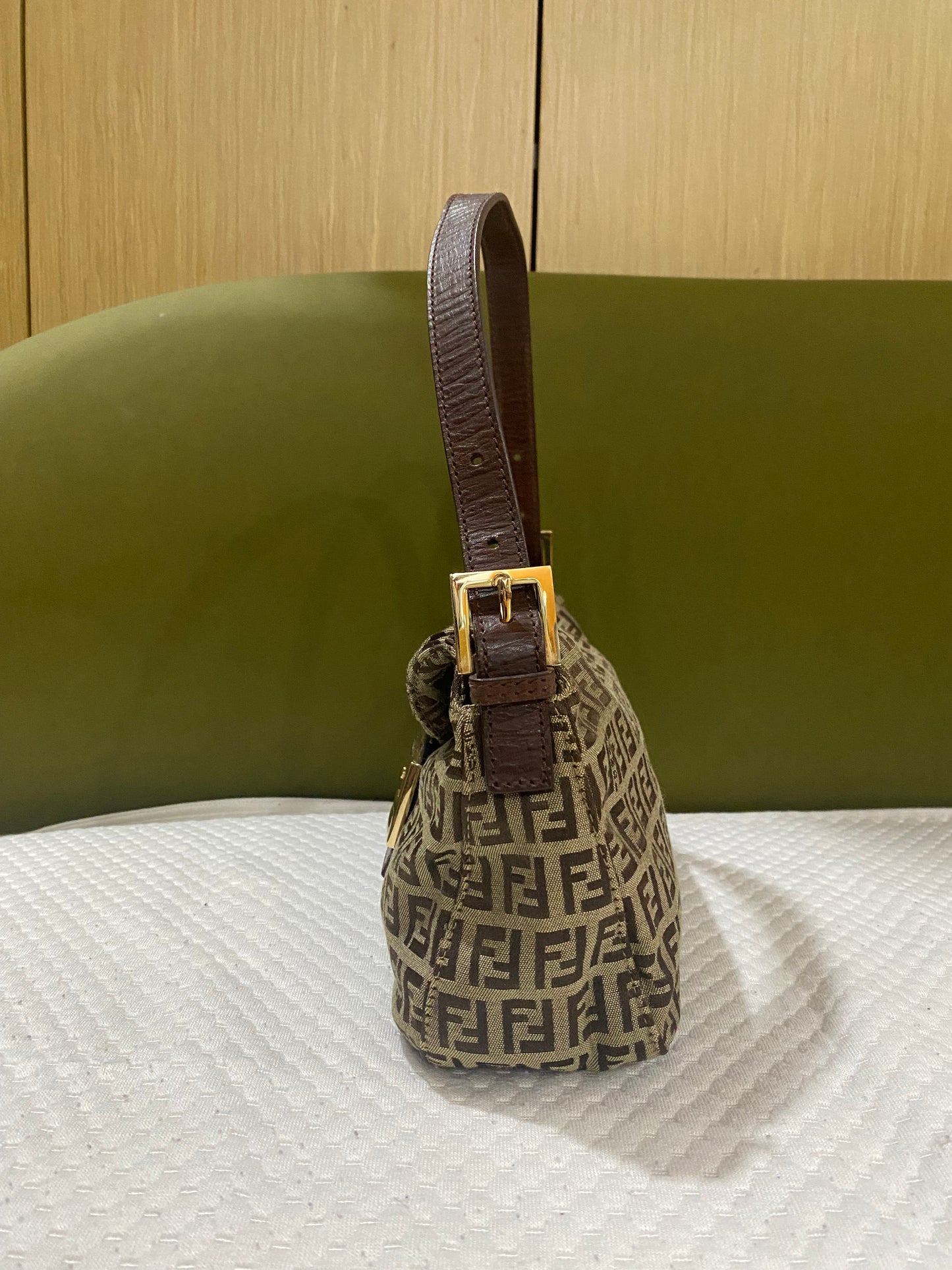 Fendi Zucchino Monogram Baguette