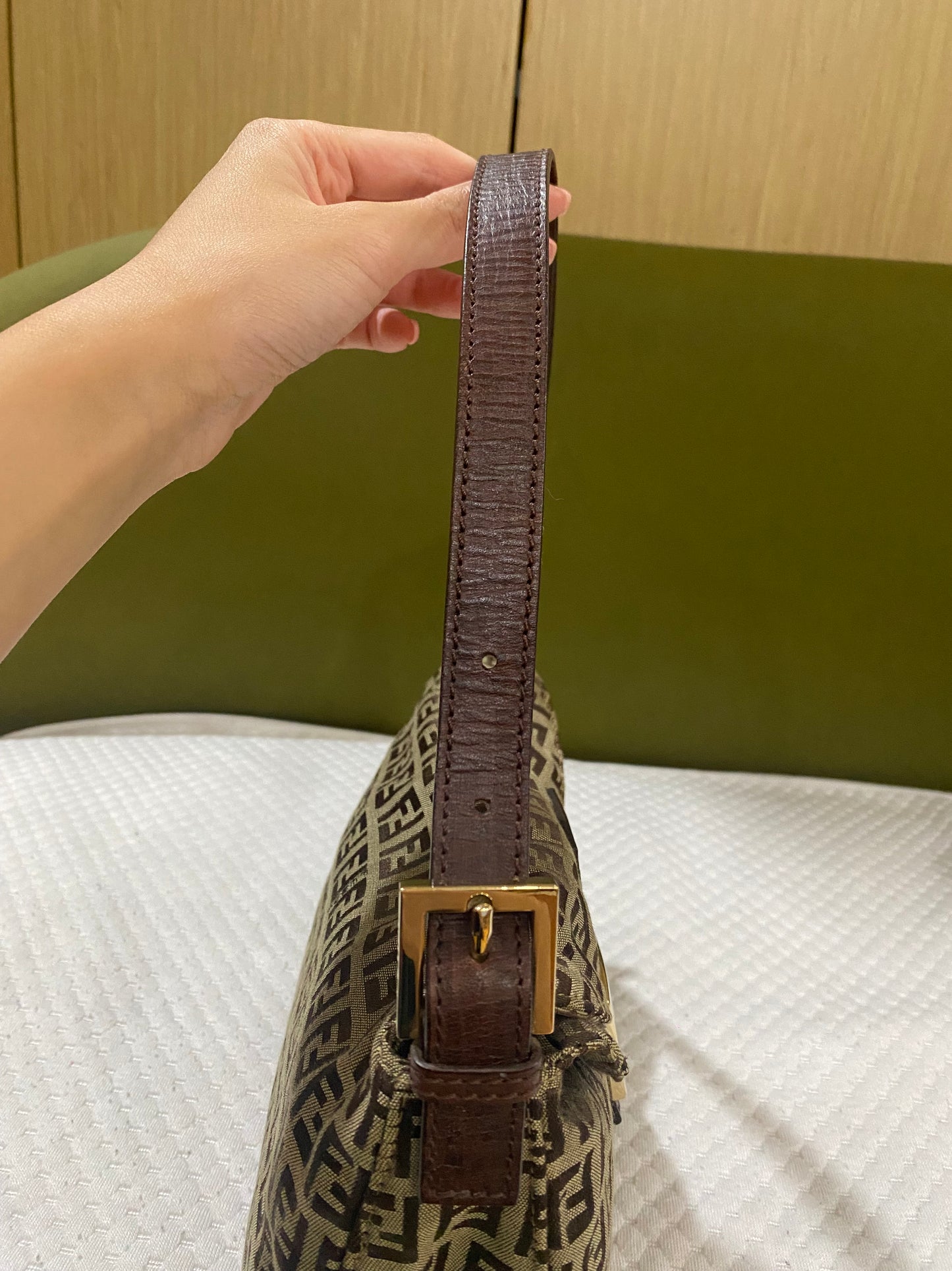 Fendi Zucchino Monogram Baguette