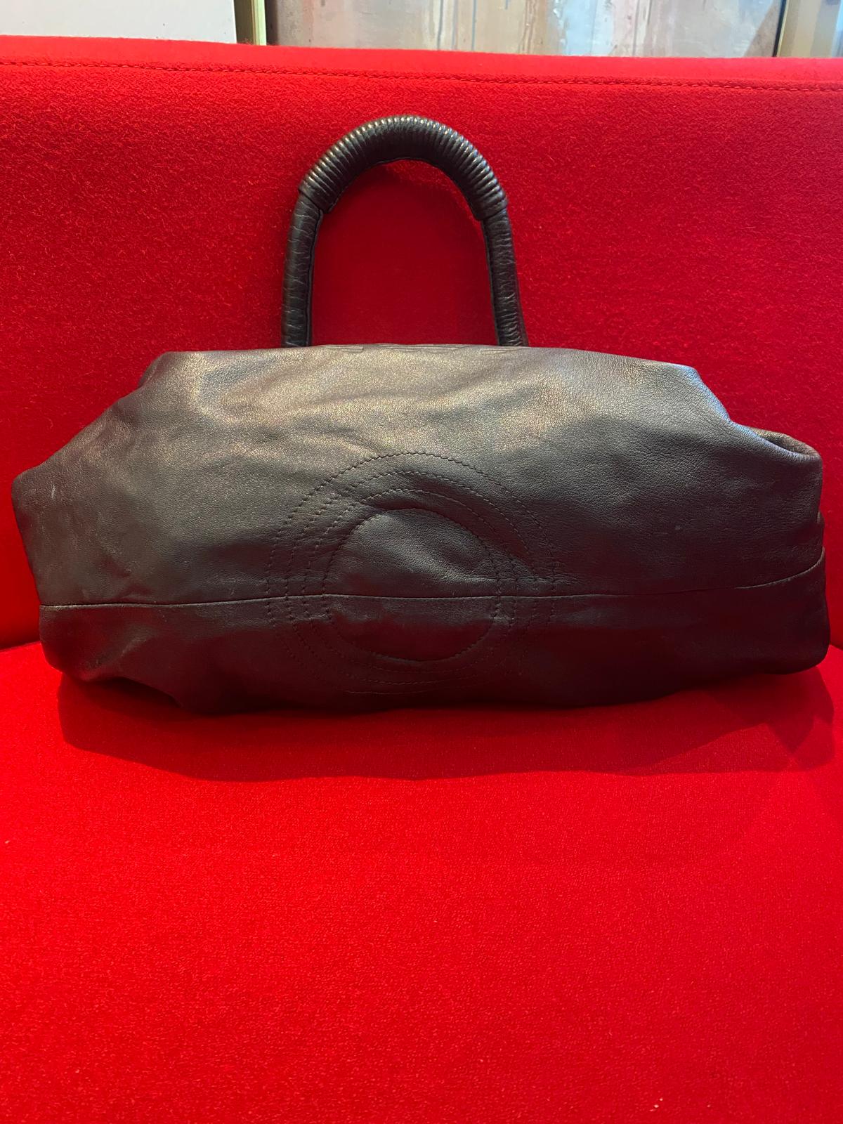 Loewe Brown Leather Nappa Aire Hobo Shoulder Bag (small)
