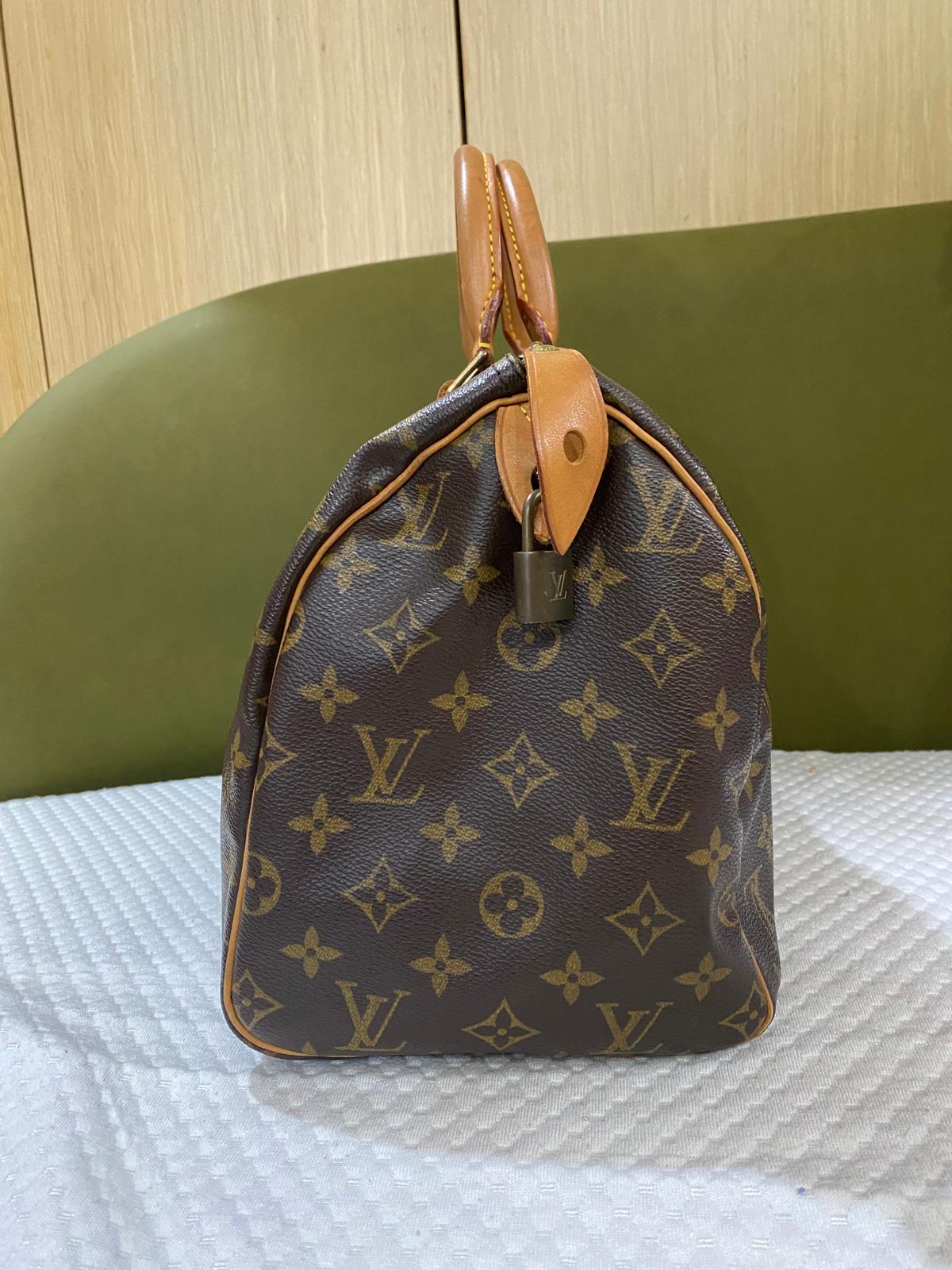 Louis Vuitton Speedy 30 Handbag in Monogram Canvas