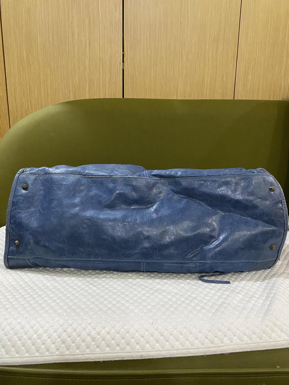 Balenciaga Large City Bag in blue