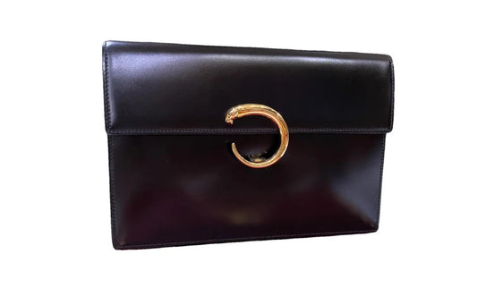 Black Panthère de Cartier Shoulder Bag