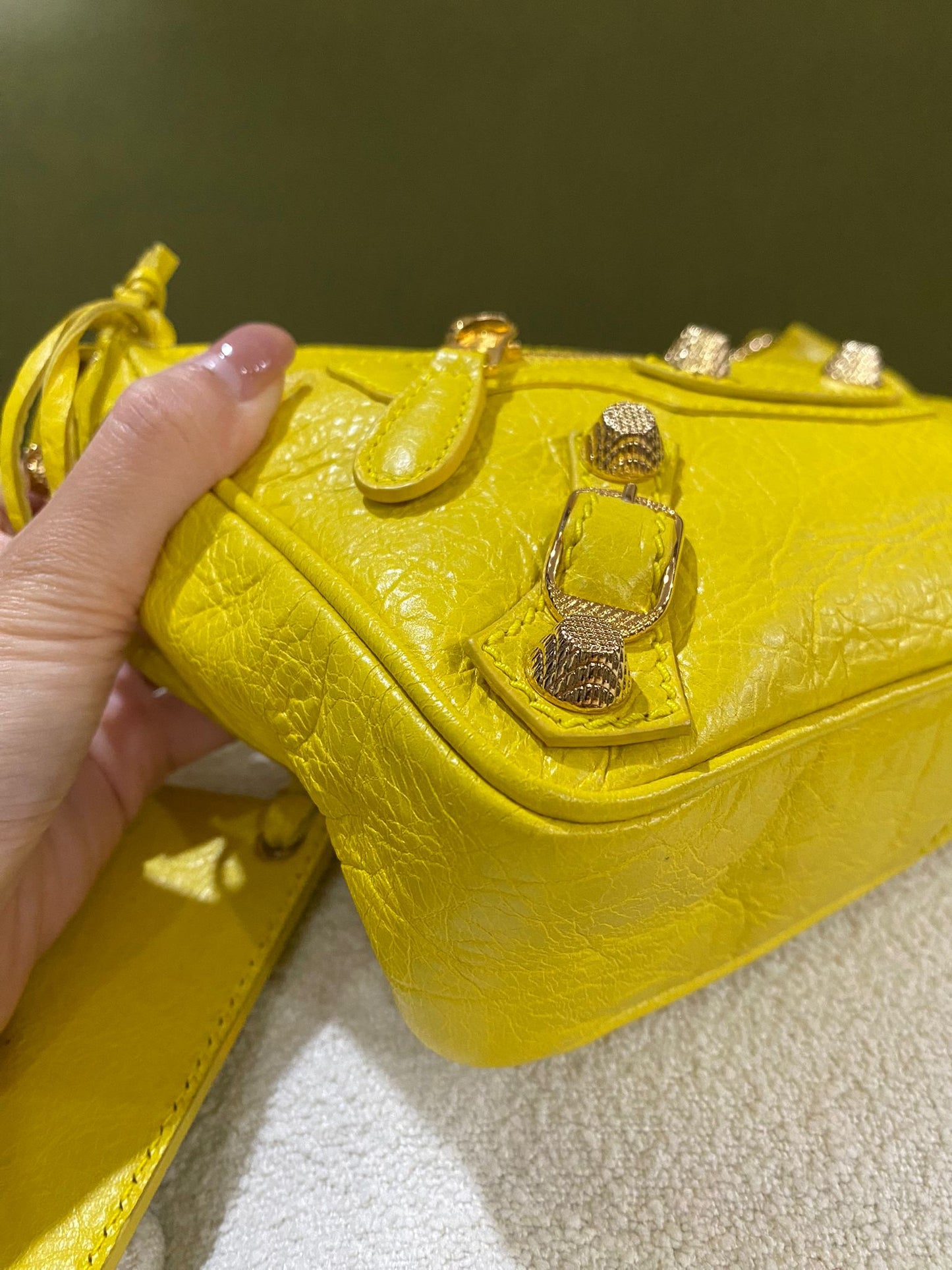 Balenciaga Le City Pouch On Strap Mini Shoulder Bag