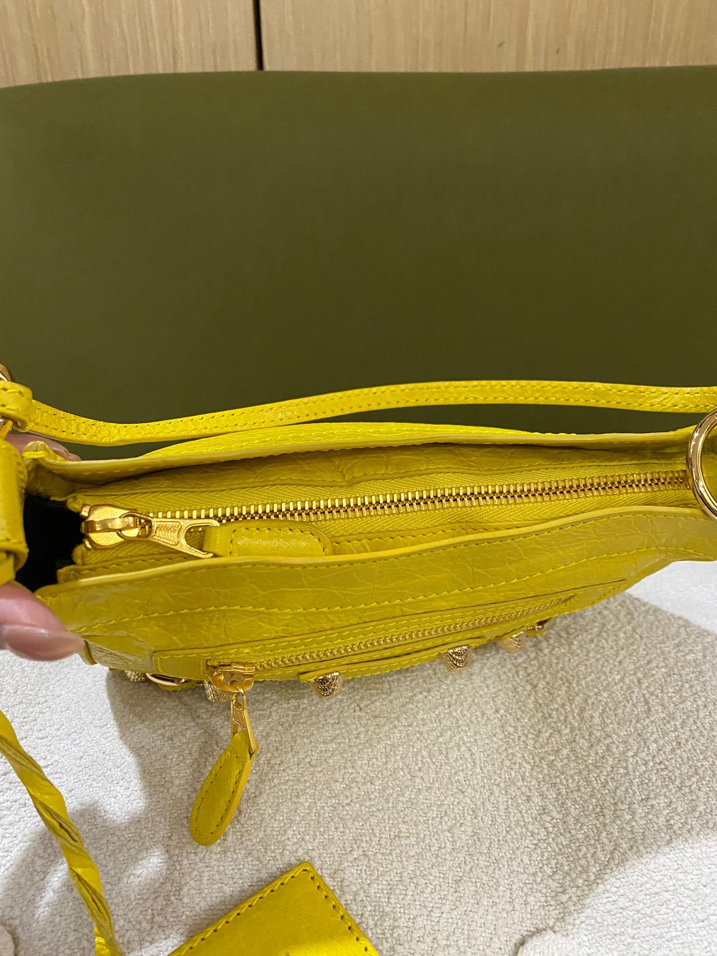 Balenciaga Le City Pouch On Strap Mini Shoulder Bag