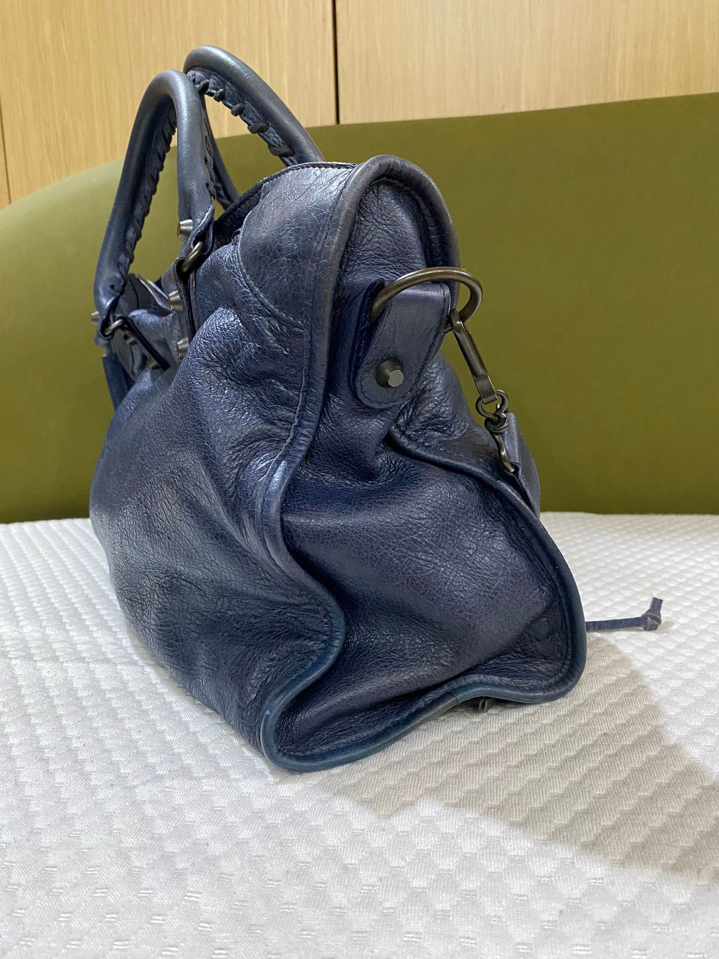 Balenciaga City Bag in blue