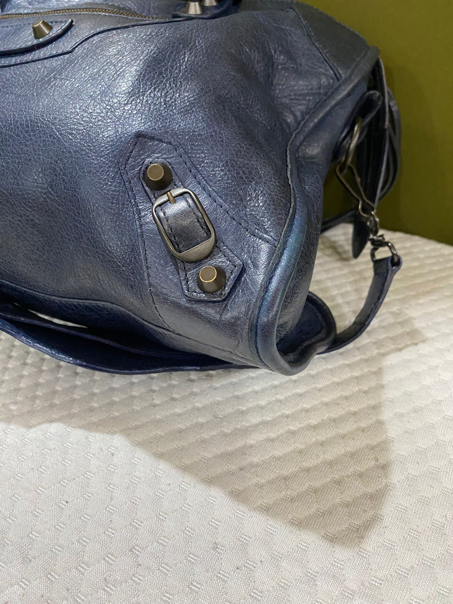 Balenciaga City Bag in blue