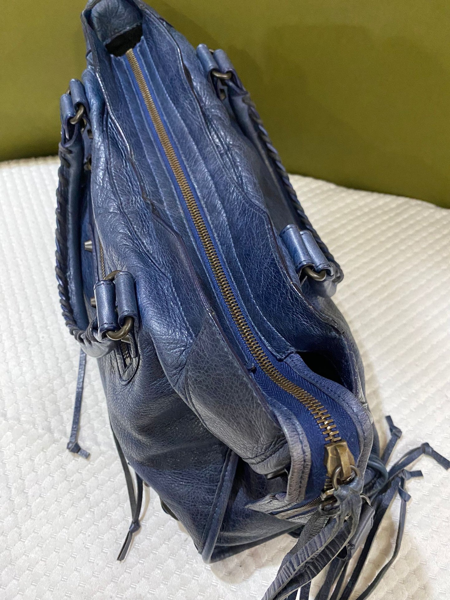 Balenciaga City Bag in blue