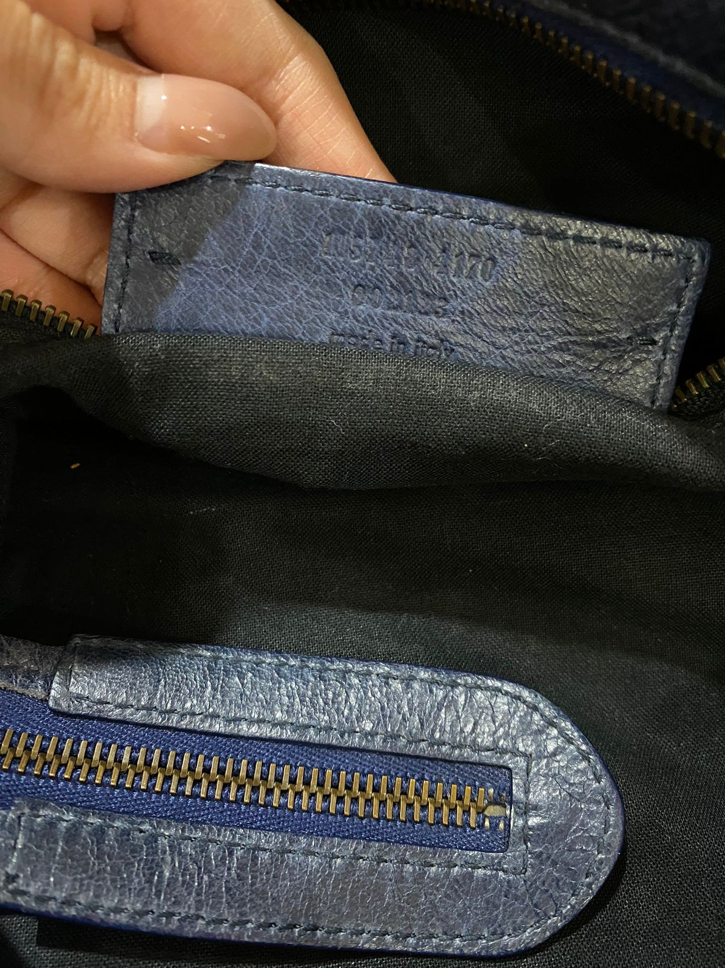 Balenciaga City Bag in blue