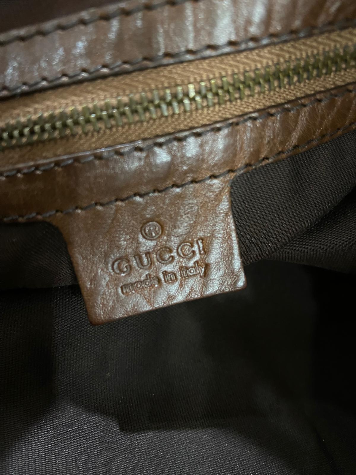 Gucci GG Monogram Jockey Hobo Shoulder bag