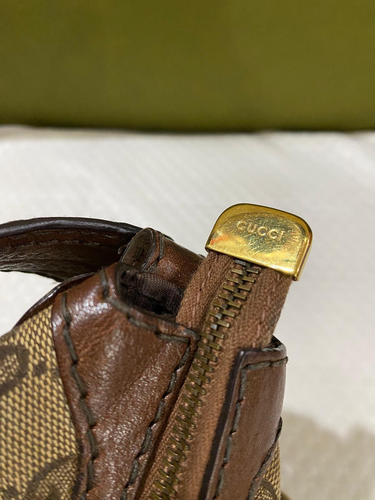 Gucci GG Monogram Jockey Hobo Shoulder bag
