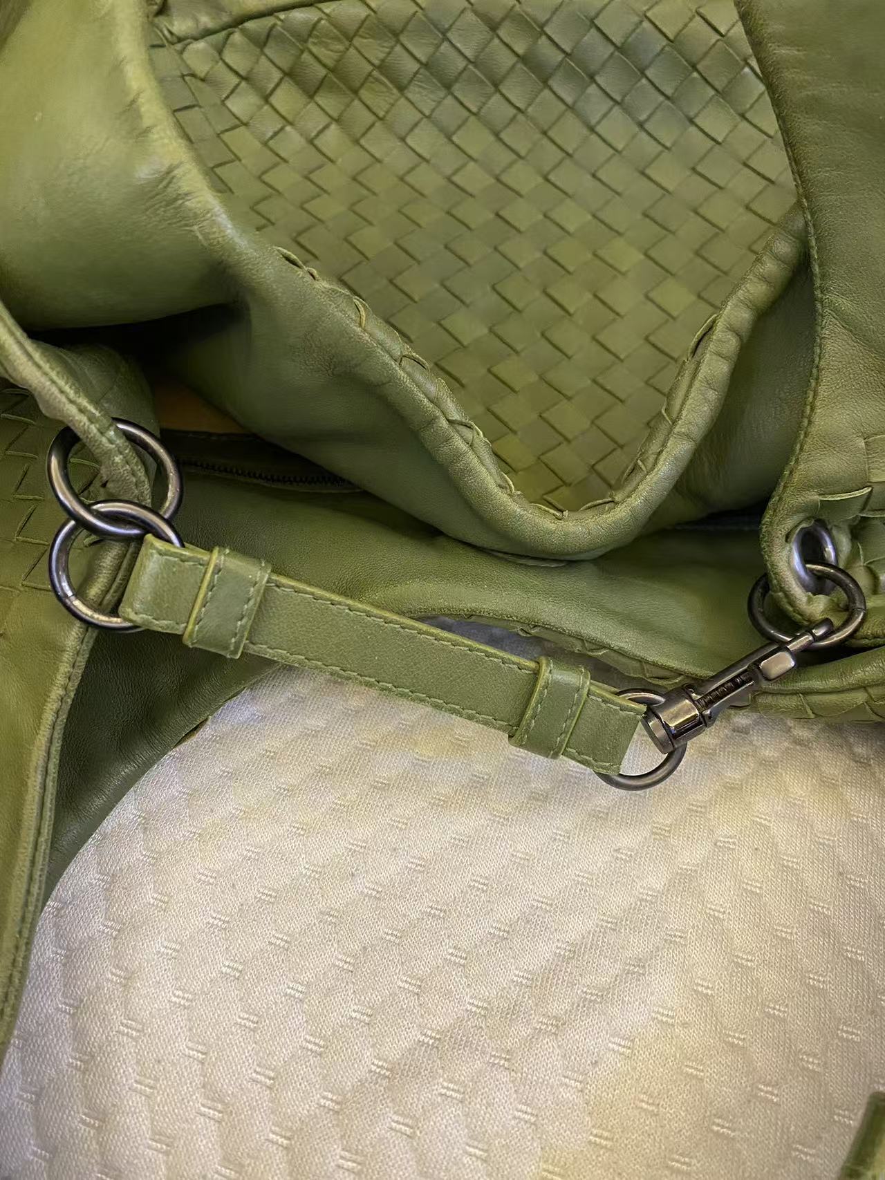 Bottega Veneta Intrecciato Medium Campana Olive Green