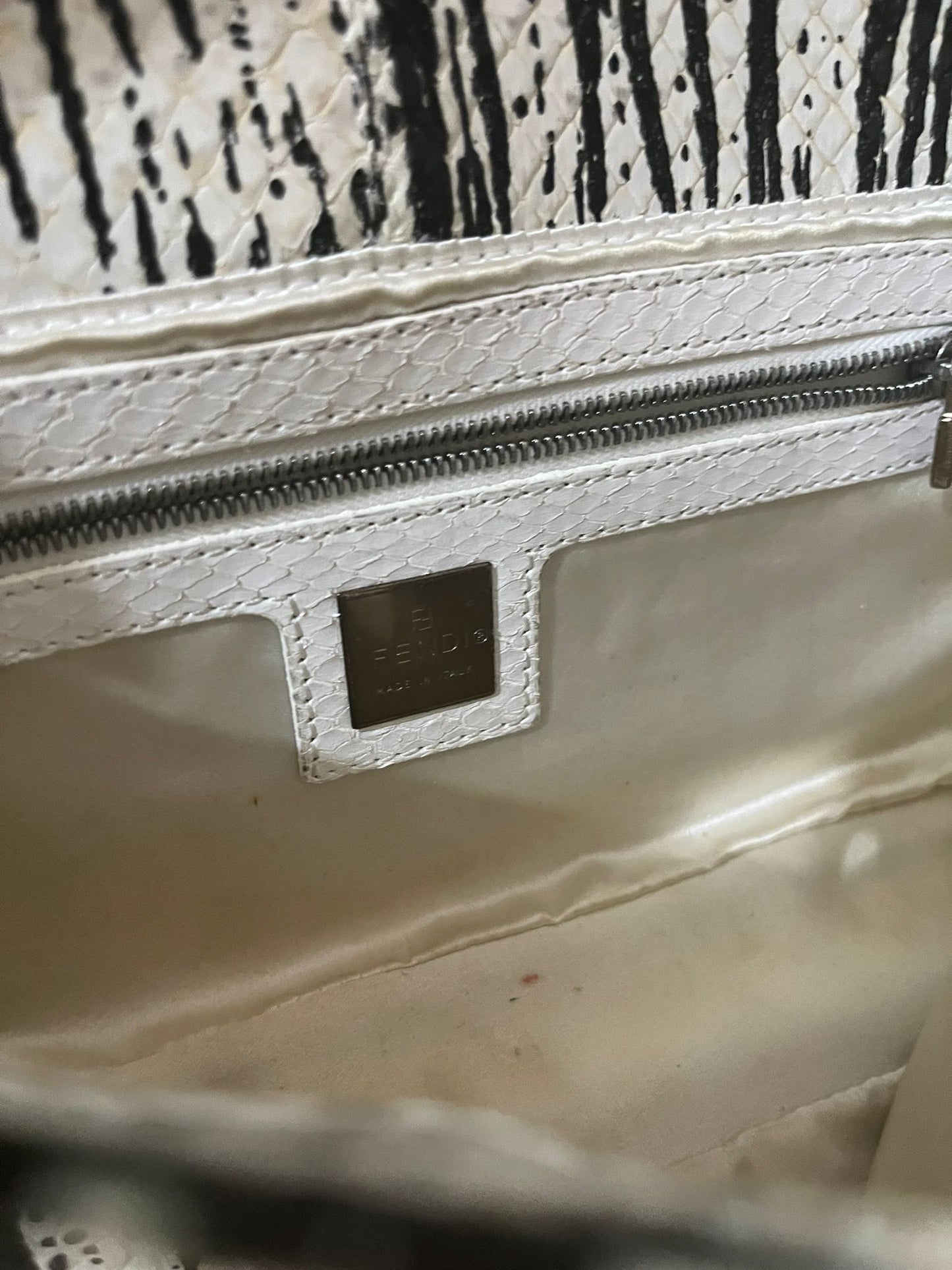 Fendi python baguette