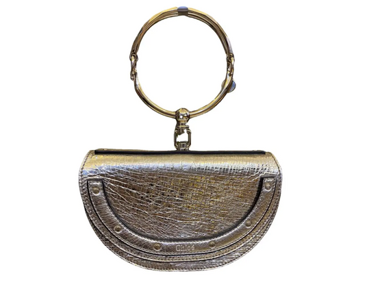Chloé Nile Minaudière bag in metallic