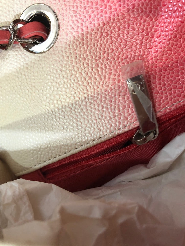 Chanel ombre single flap bag