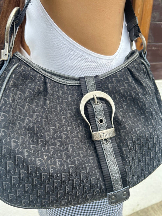 Dior monogram trotter shoulder bag