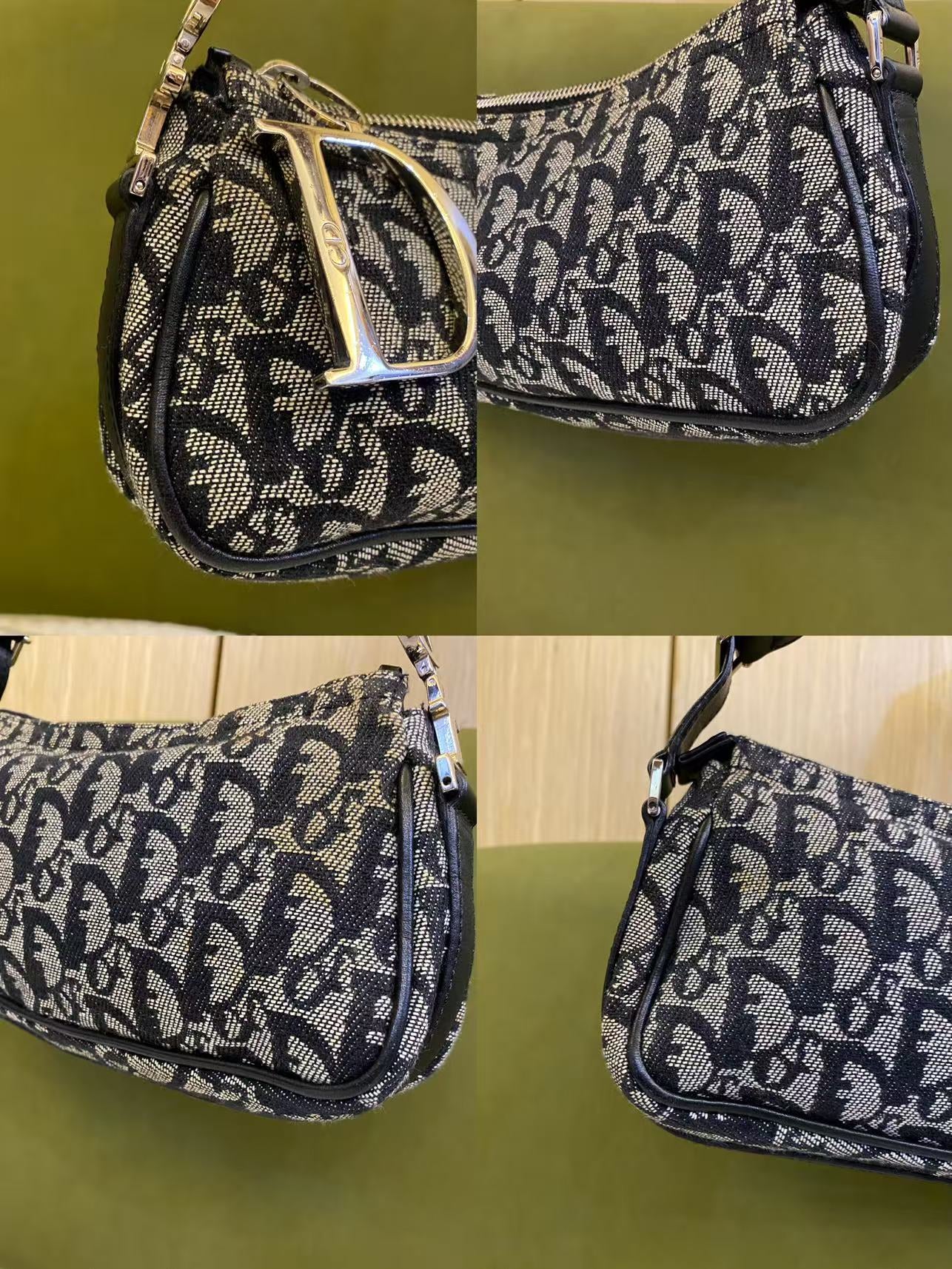 Christian Dior Monogram D Charm Trotter Pochette Shoulder Bag