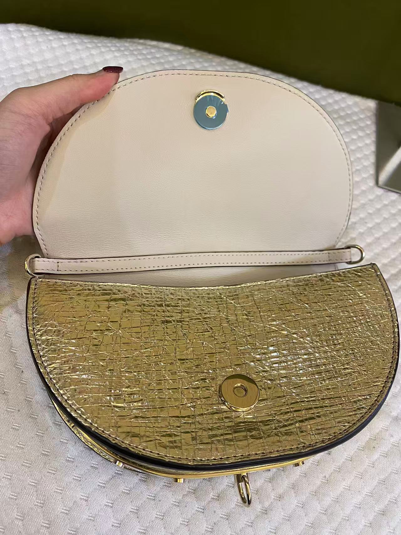 Chloé Nile Minaudière bag in metallic