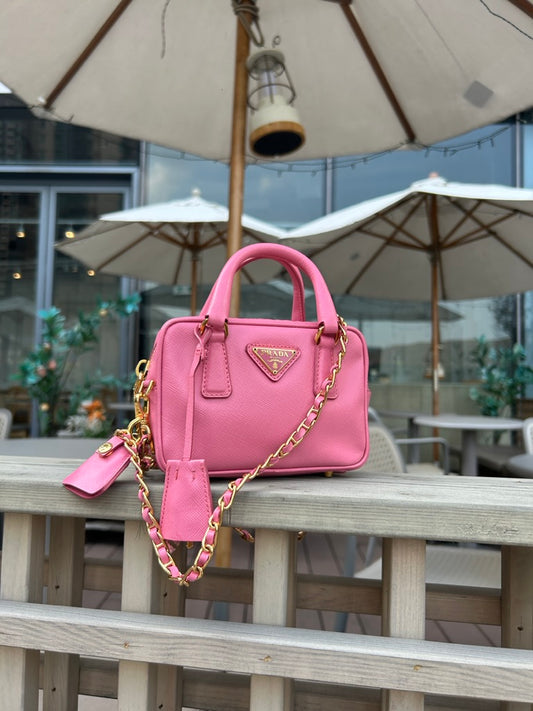 Prada mini satchel bag