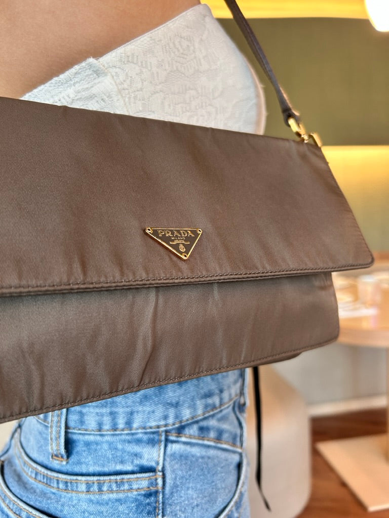 Prada nylon shoulder bag