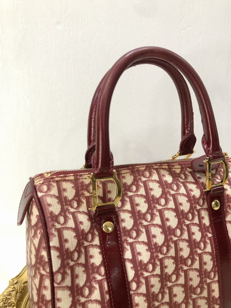 Dior monogram boston bag in 25 cm