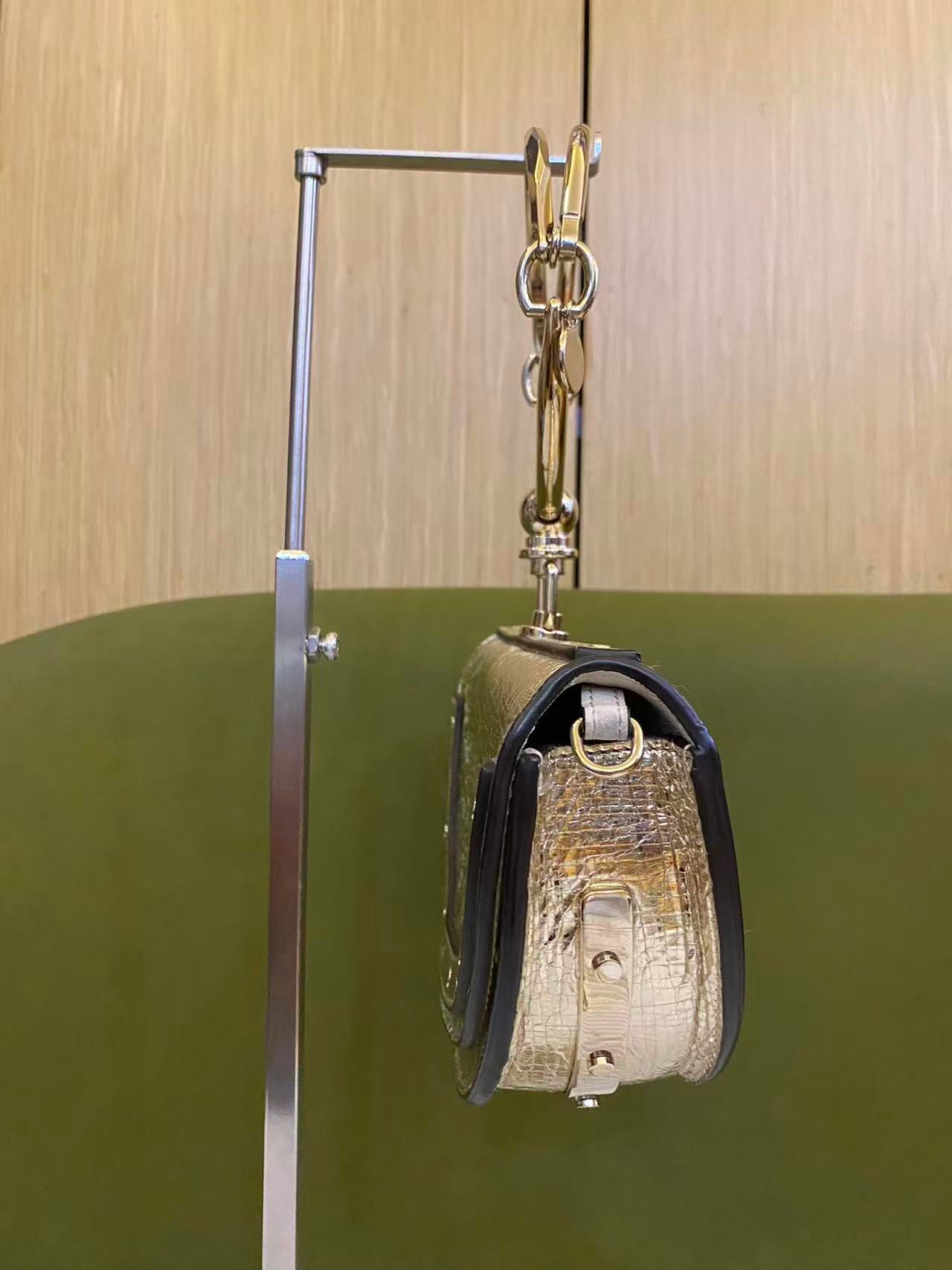 Chloé Nile Minaudière bag in metallic