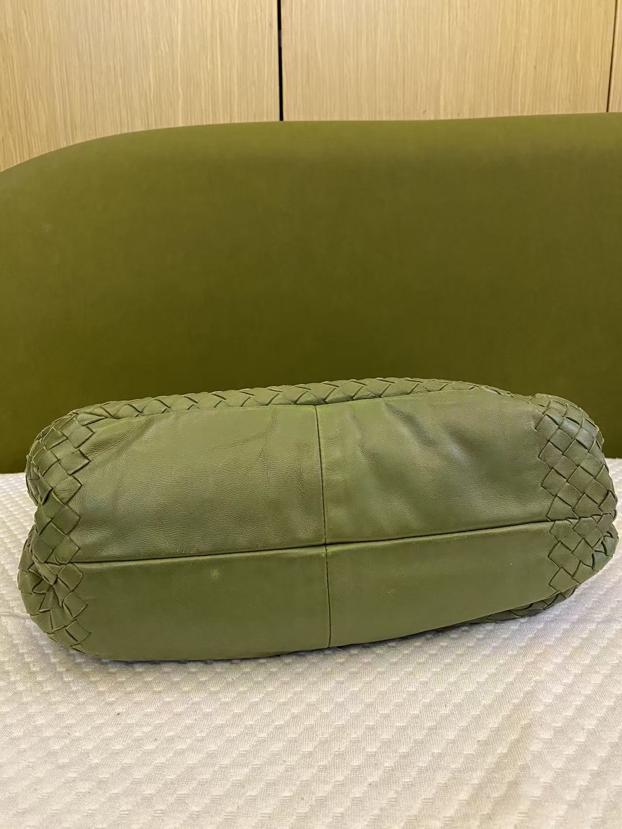 Bottega Veneta Intrecciato Medium Campana Olive Green