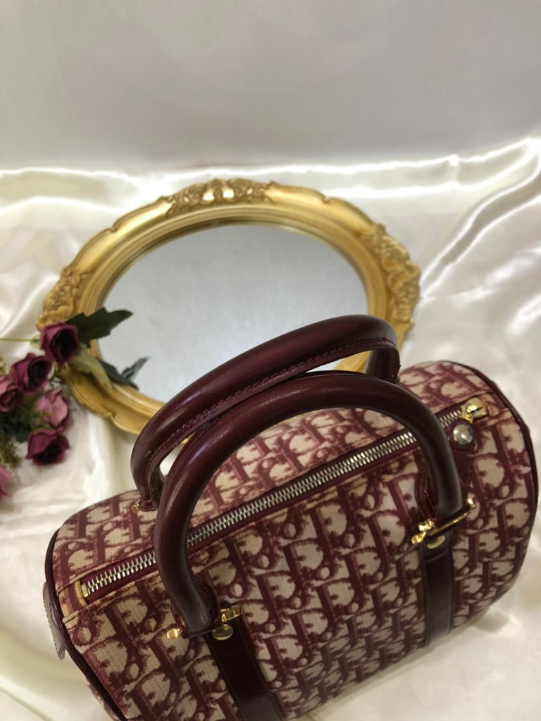 Dior monogram boston bag in 25 cm