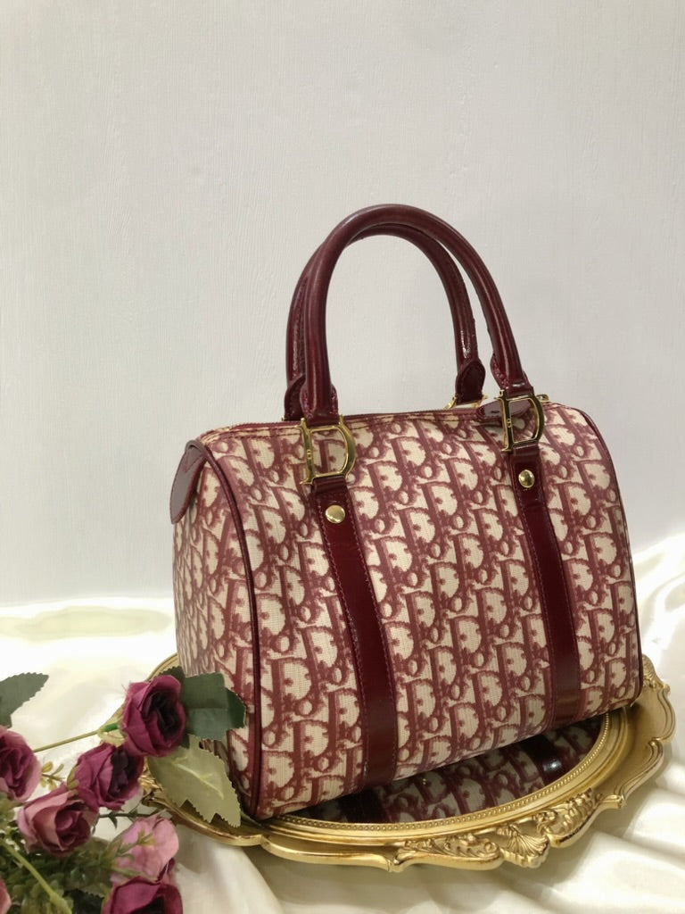 Dior monogram boston bag in 25 cm