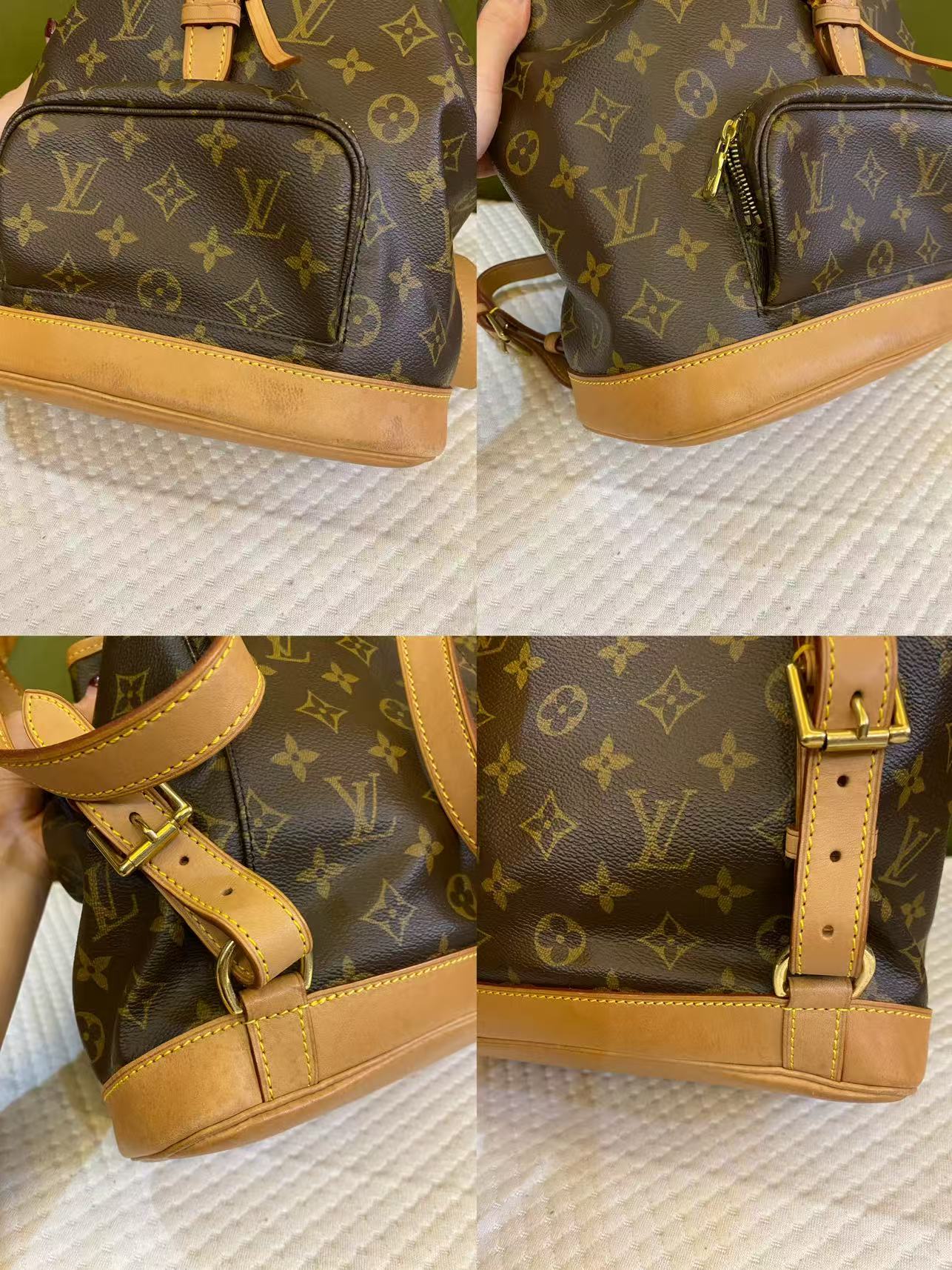 Louis Vuitton Backpack Montsouris MM in Brown Monogram Canvas