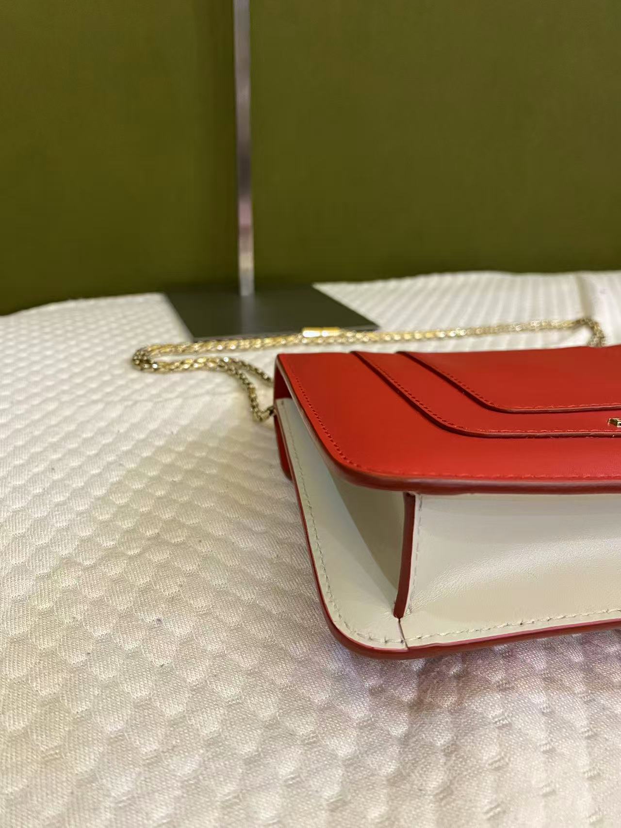 Bvlgari Serpenti Forever Small Shoulder/Crossbody Bag in red