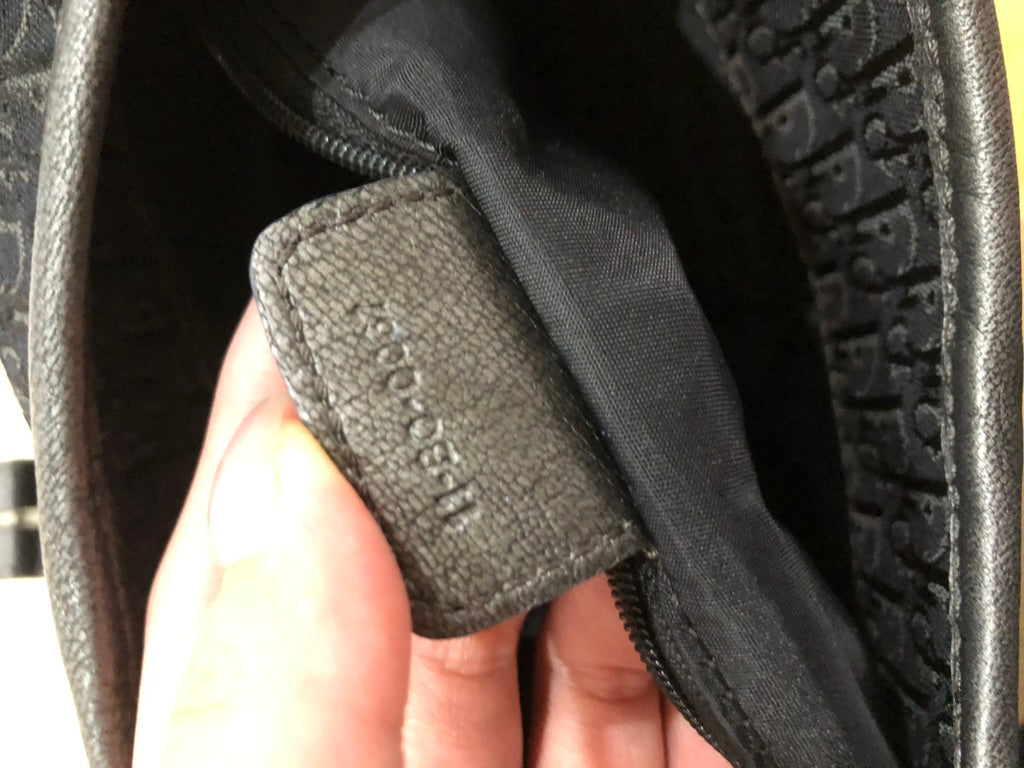 Dior monogram trotter shoulder bag