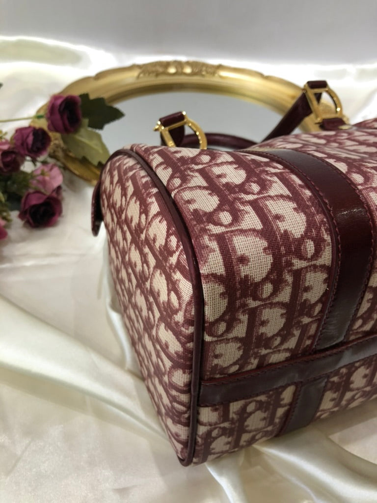 Dior monogram boston bag in 25 cm