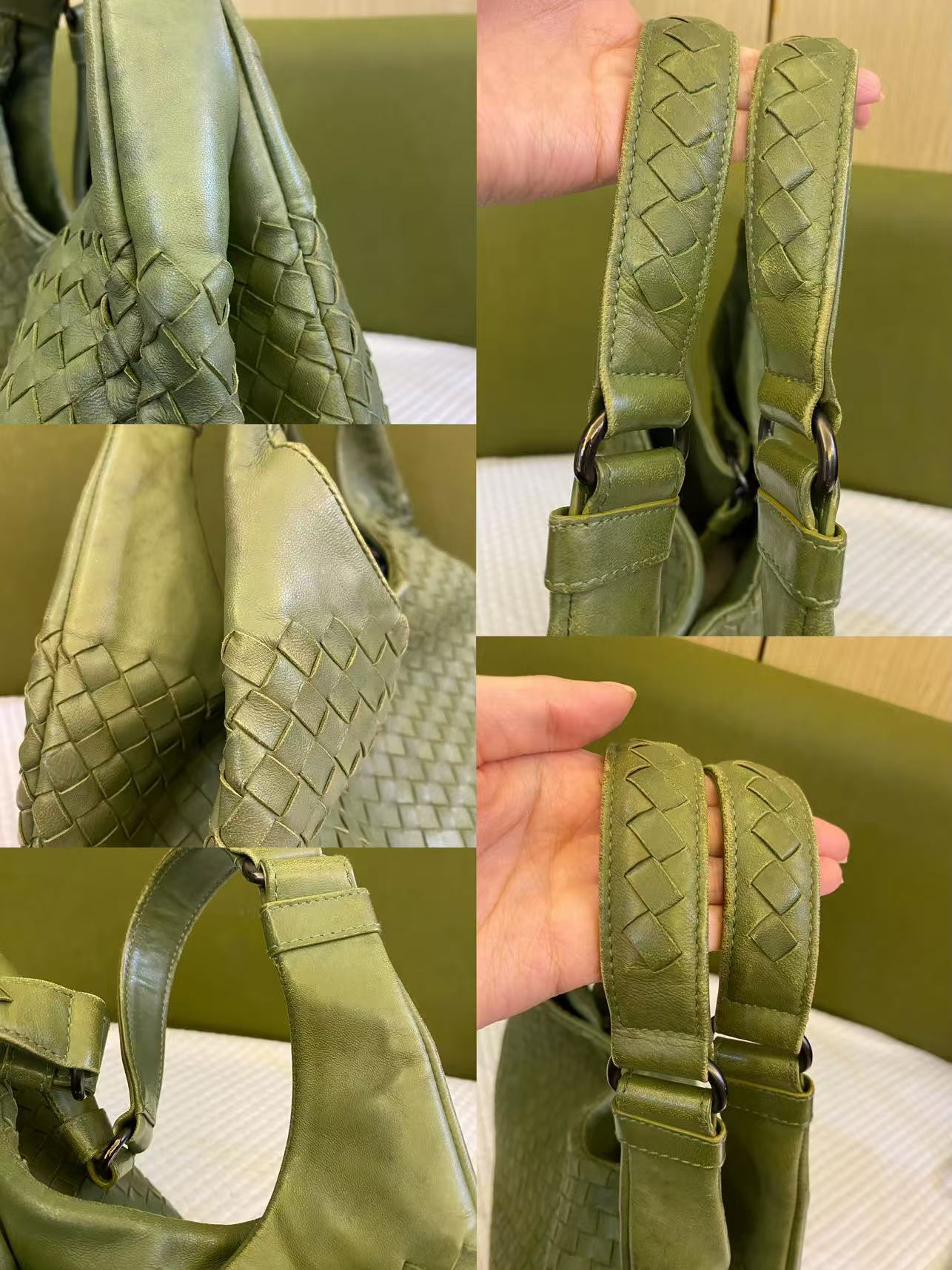 Bottega Veneta Intrecciato Medium Campana Olive Green