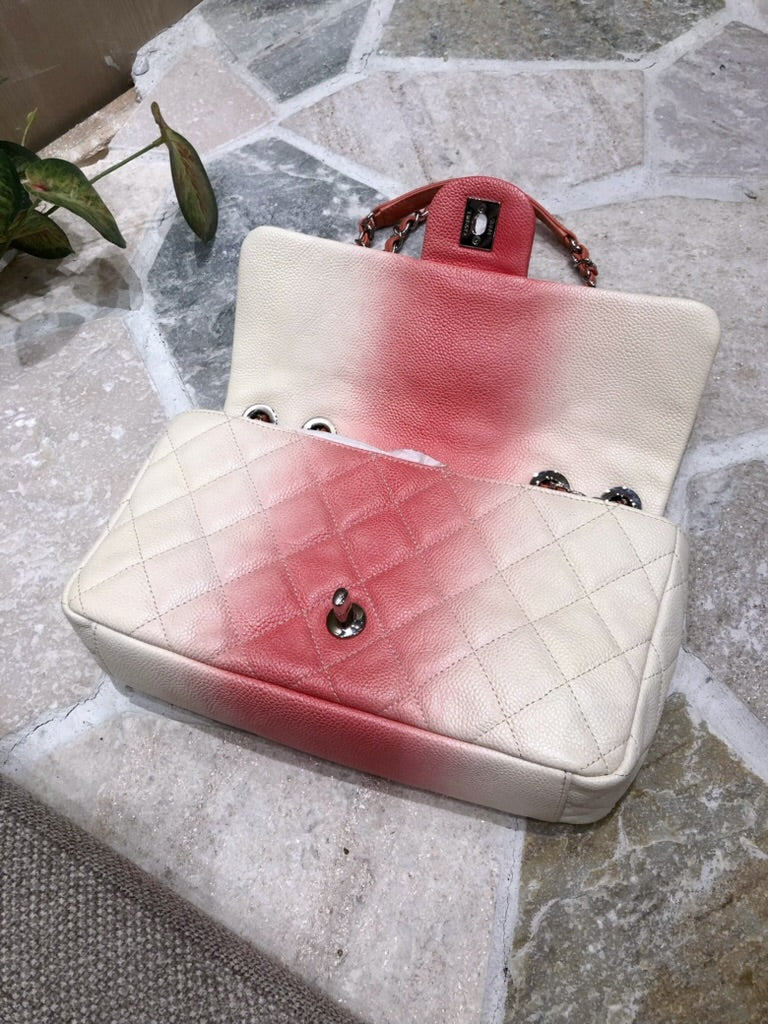 Chanel ombre single flap bag