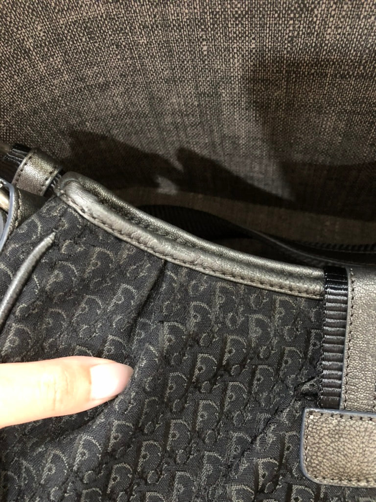 Dior monogram trotter shoulder bag