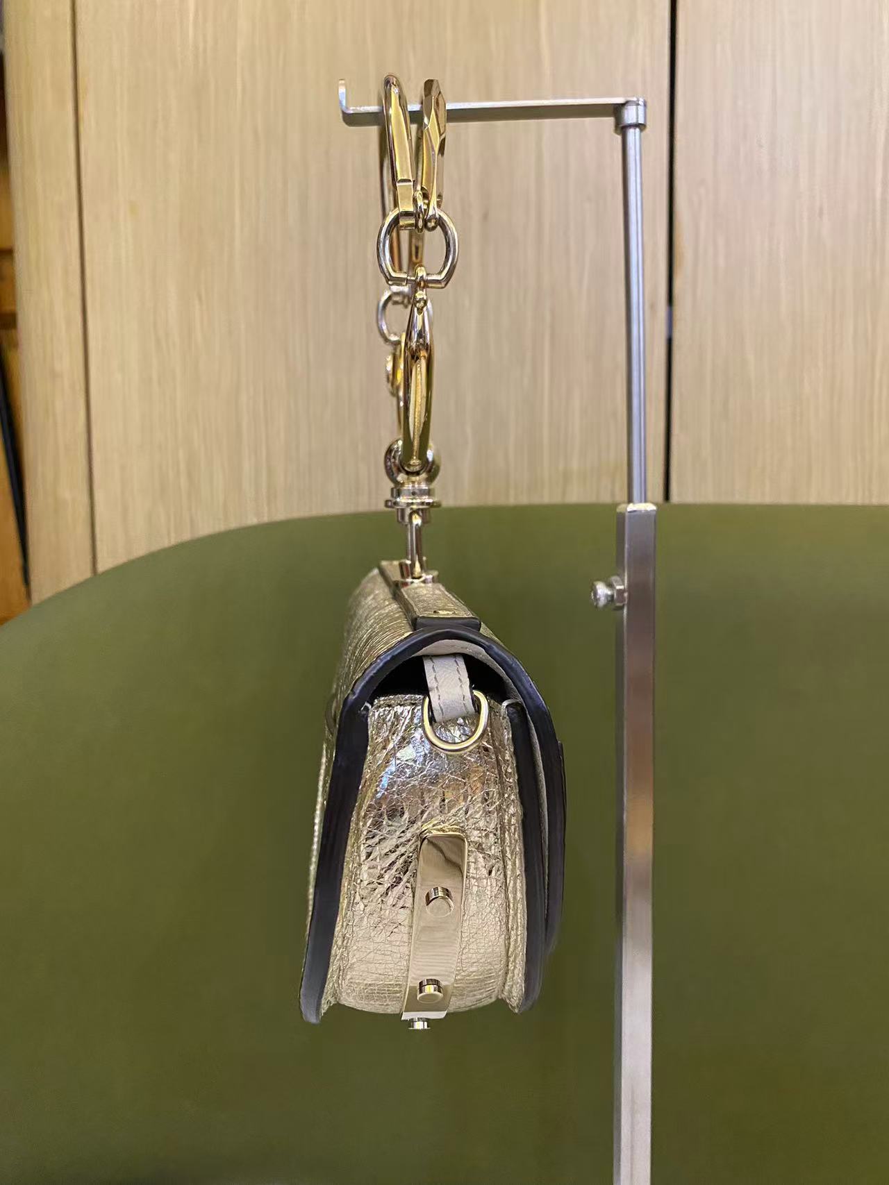 Chloé Nile Minaudière bag in metallic