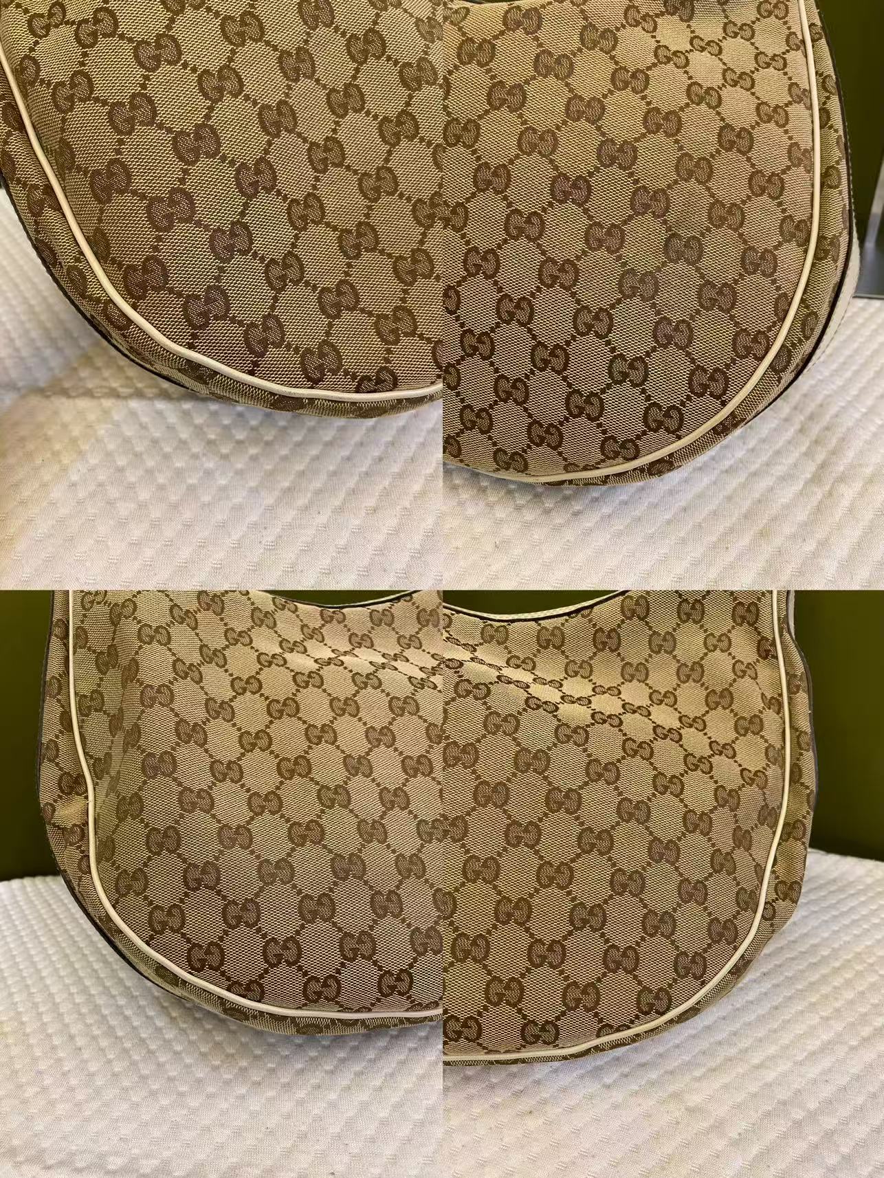 Gucci GG Monogram Medium Twin Hobo Shoulder Bag
