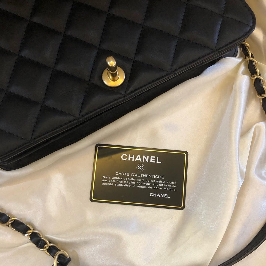 Chanel timeless flap bag