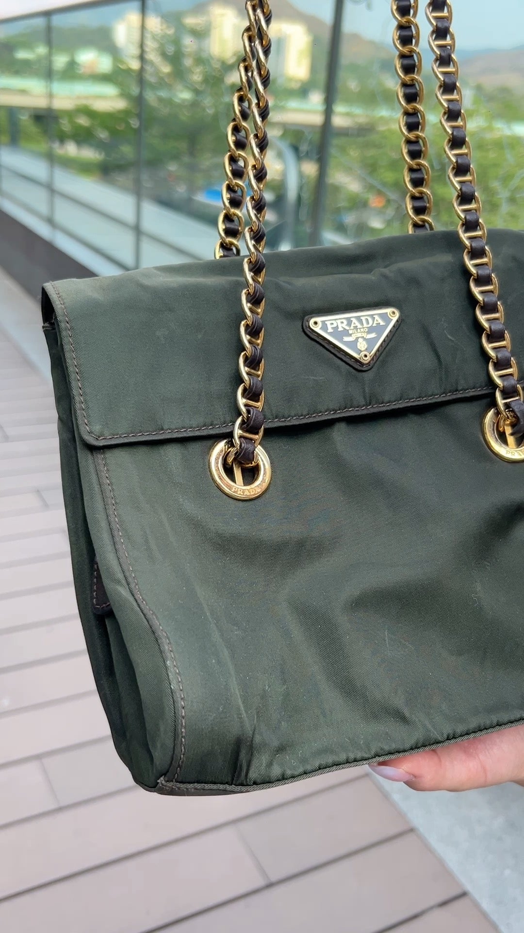 Prada chain shoulder bag