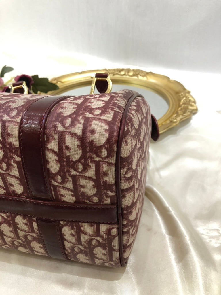 Dior monogram boston bag in 25 cm