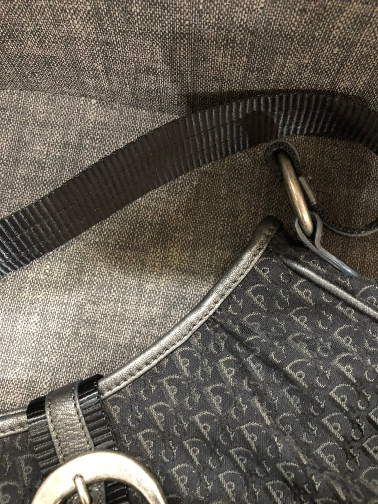 Dior monogram trotter shoulder bag