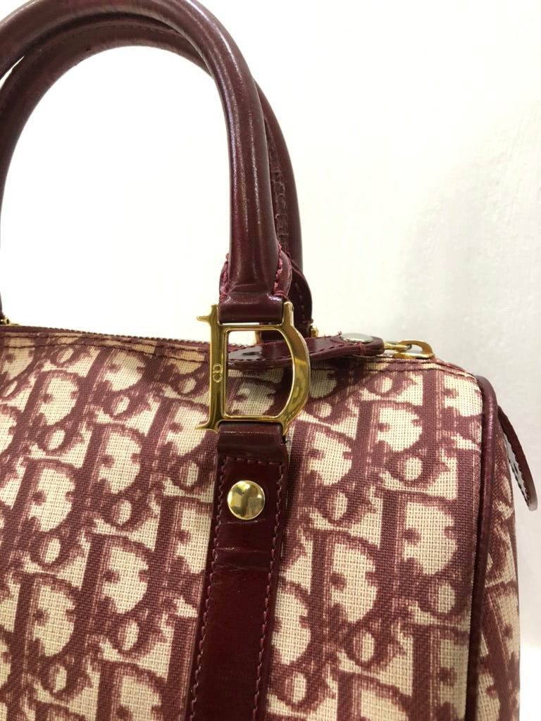 Dior monogram boston bag in 25 cm