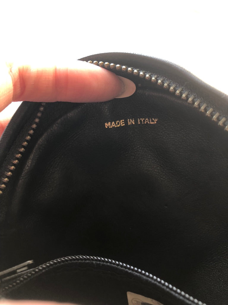 Chanel quilted round fringe crossbody