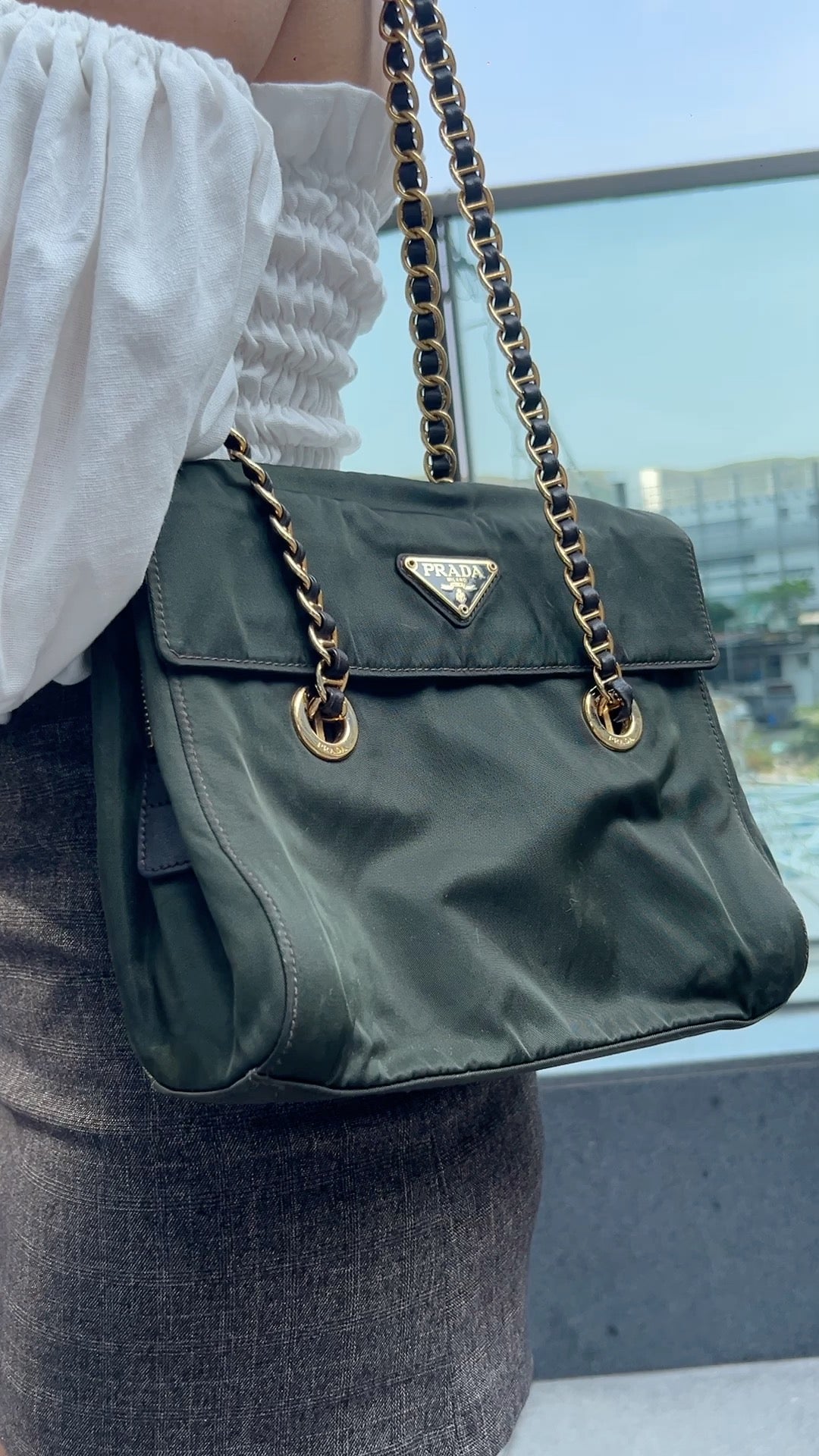 Prada chain shoulder bag