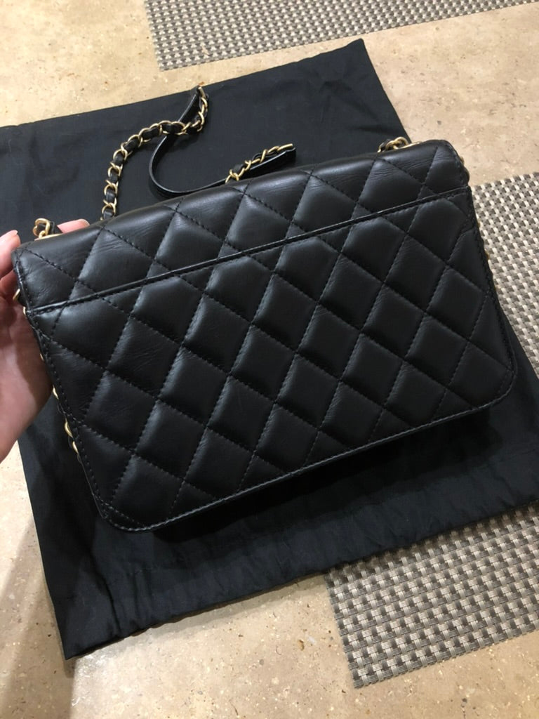Chanel timeless flap bag